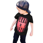 Kids boys clothes Toddler Baby Kids Boys Short Sleeve Letter T shirt Tops children Clothes Outfits Kids boys T-shirt Drop ship