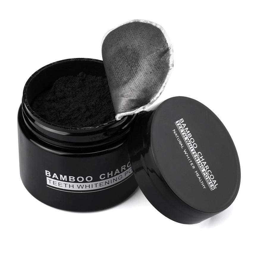 Teeth Whitening Powder Natural Organic Activated Charcoal Bamboo Toothpaste