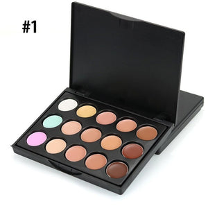 MIni 15 Colors Face Concealer Camouflage Cream Contour Palette AU25 dropship