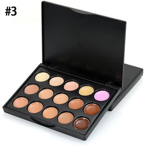 MIni 15 Colors Face Concealer Camouflage Cream Contour Palette AU25 dropship