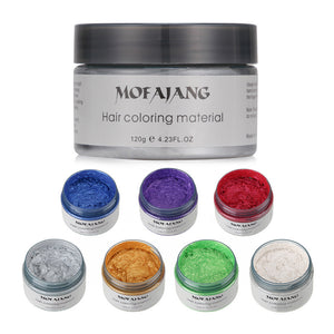 Colourful Hair Wax - Temporary Hair Dye