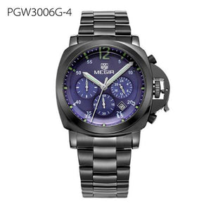 Men Top Brand Luxury Watches Clock Stainless Steel Quartz Wristwatches