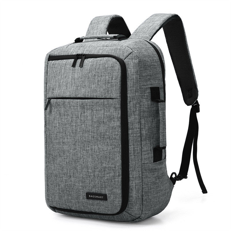 Unisex 15.6 Laptop Backpack Convertible Briefcase 2-in-1 Business Travel Luggage Carrier