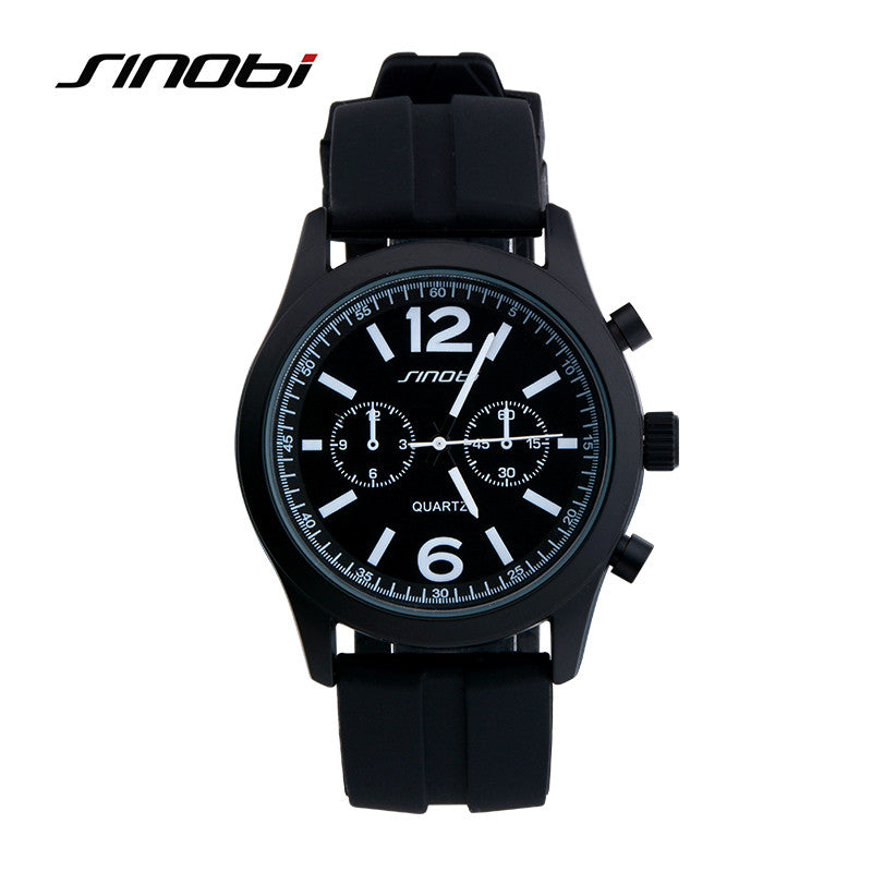 SINOBI fashion sports silicone watch ladies watch