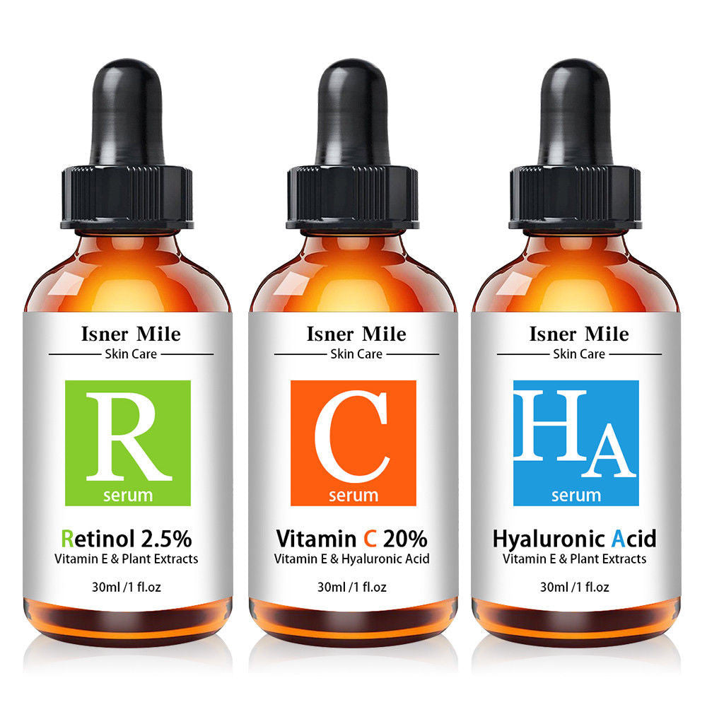 PURE RETINOL VITAMIN A 2.5%, HYALURONIC ACID - RETINOL WRINKLE CREAM / SERUM SET