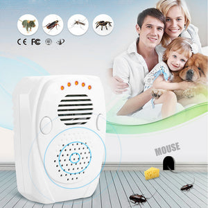 Electronic Pest Repeller Plug In Ultrasonic Mosquito Repellent Non-toxic Pest Reject for Mice Flies Spiders